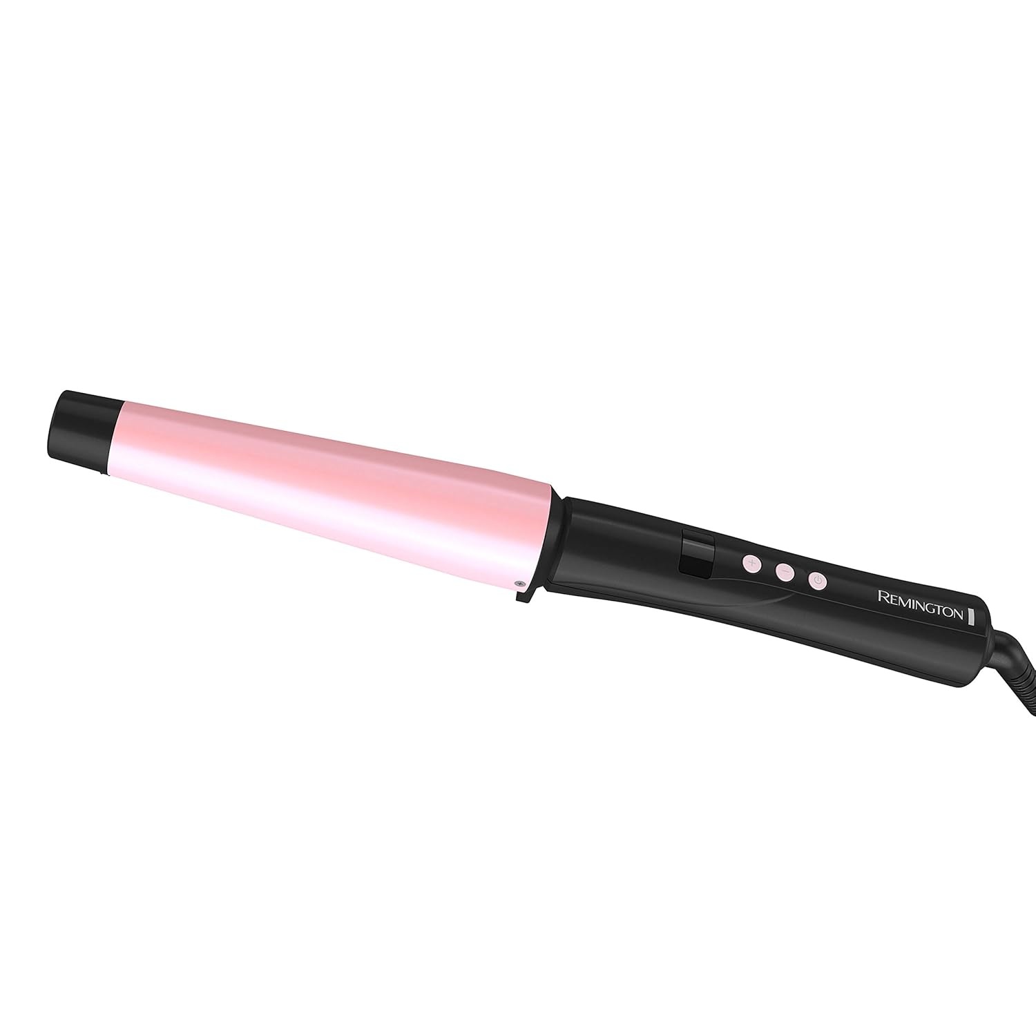 imageRemington CI9538 Pro 115 Pearl Ceramic Conical Curling Wand Digital Controls 10 Heat Settings BlackPink