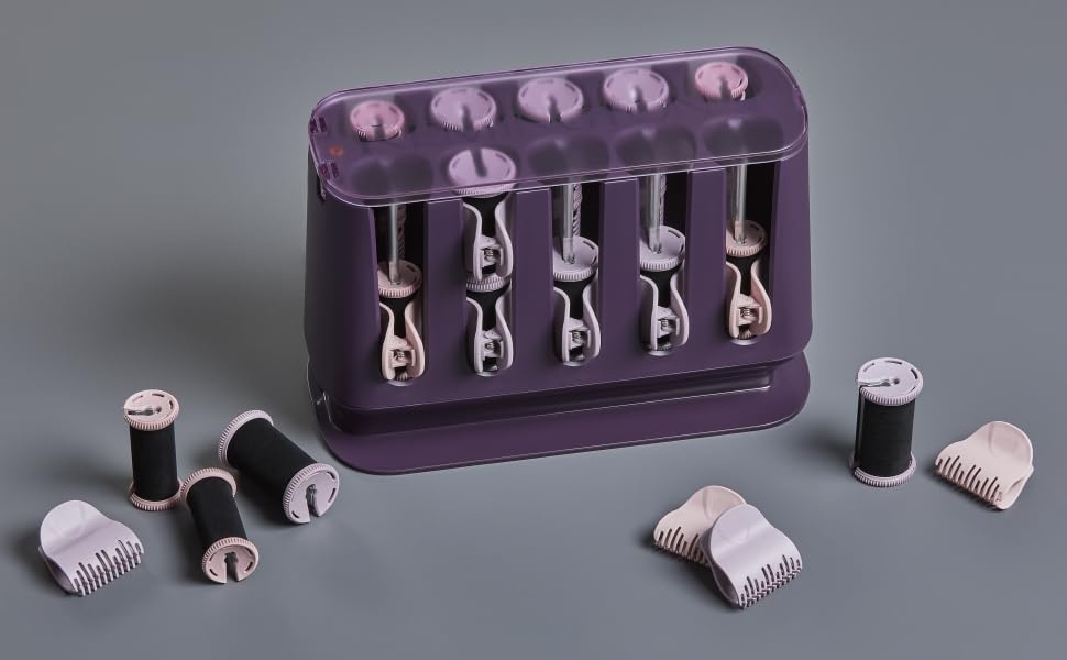 imageRemington Pro Hair Setter Hot Rollers Curlers With Thermaluxe Advanced Thermal Technology20 Count Pack of 1