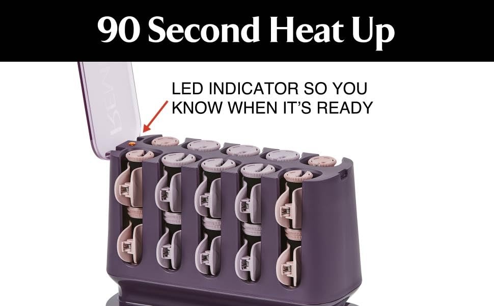 imageRemington Pro Hair Setter Hot Rollers Curlers With Thermaluxe Advanced Thermal Technology20 Count Pack of 1