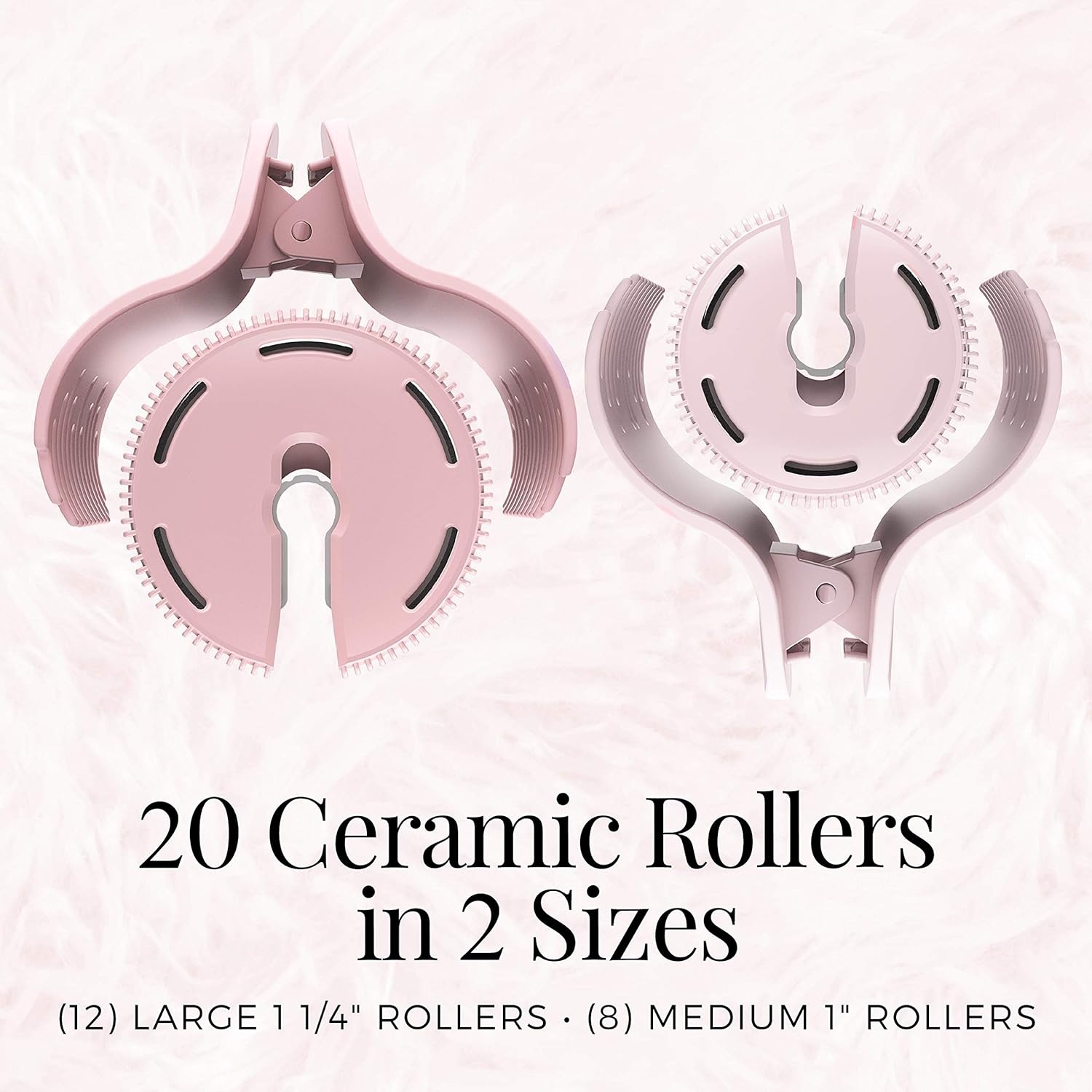 imageRemington Pro Hair Setter Hot Rollers Curlers With Thermaluxe Advanced Thermal Technology20 Count Pack of 2