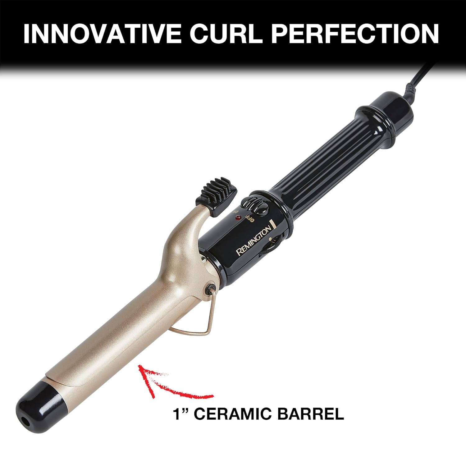 imageRemington Style Therapy 1 Curling Iron Lasting Curls1 inch