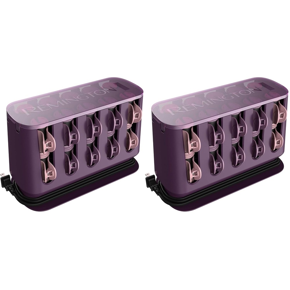 imageRemington Pro Hair Setter Hot Rollers Curlers With Thermaluxe Advanced Thermal Technology20 Count Pack of 2