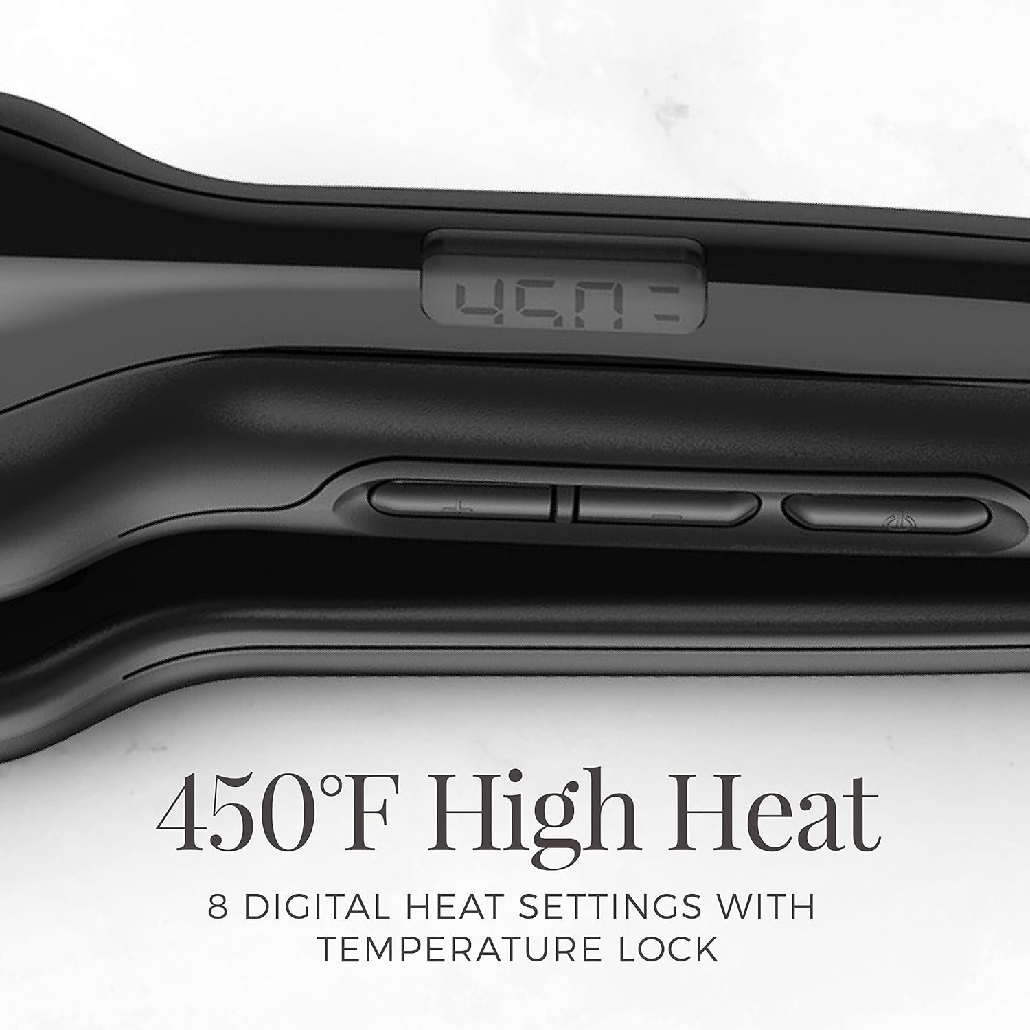 imageRemington 1 34 Flat Iron Hair Straightener with AntiStatic Technology 30Second Heat Up amp 60 Minute Auto Shutoff 30 Longer Ceramic Floating Plates Titanium Ceramic CoatingBlack