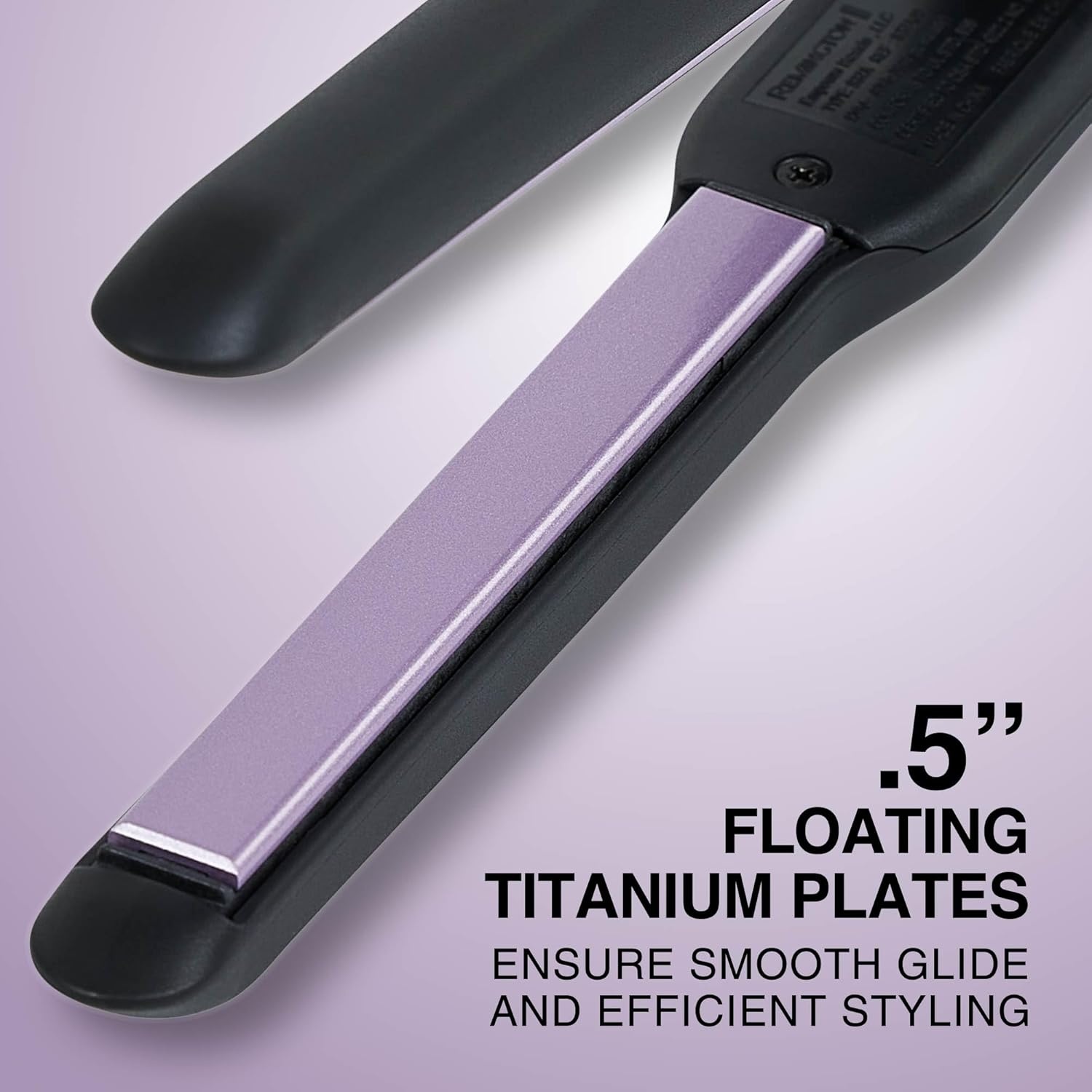 imageRemington 1 34 Flat Iron Hair Straightener with AntiStatic Technology 30Second Heat Up amp 60 Minute Auto Shutoff 30 Longer Ceramic Floating Plates Titanium Ceramic CoatingBlack