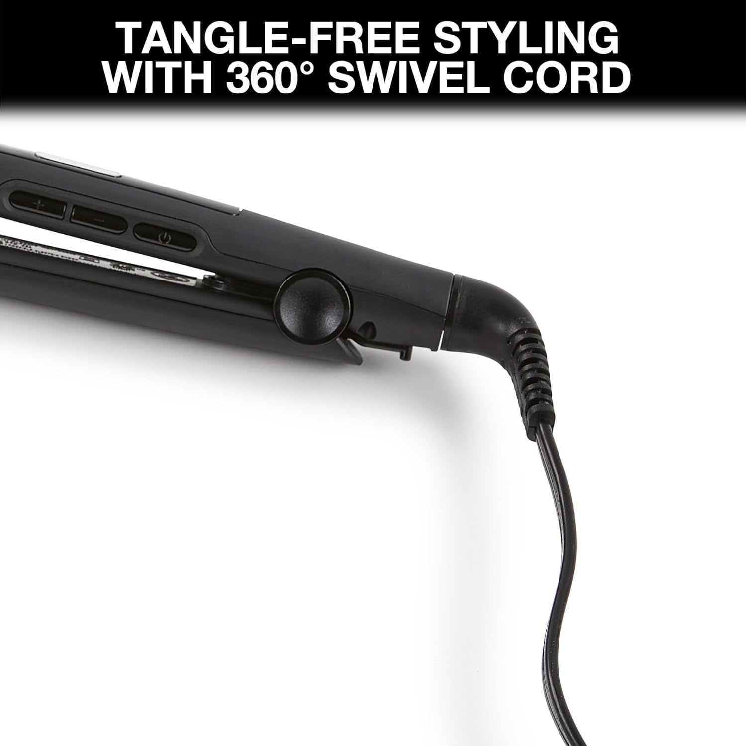 imageRemington 1 34 Flat Iron Hair Straightener with AntiStatic Technology 30Second Heat Up amp 60 Minute Auto Shutoff 30 Longer Ceramic Floating Plates Titanium Ceramic CoatingBlack