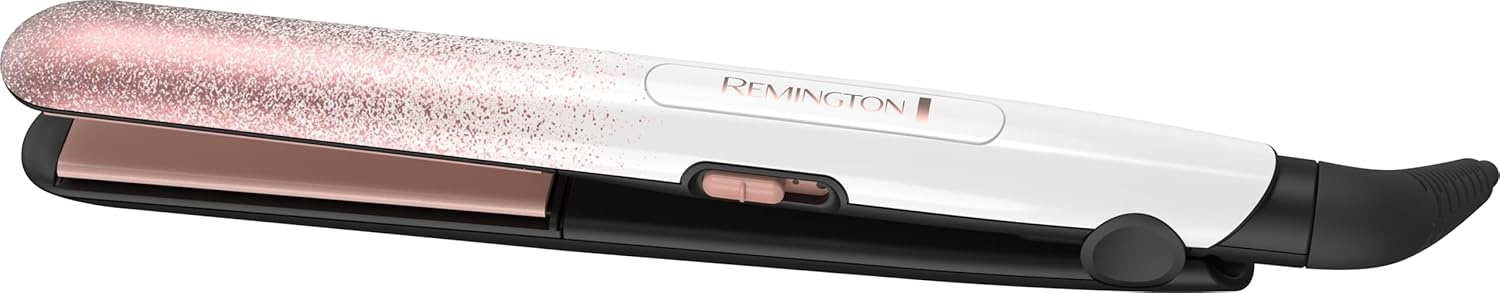 imageRemington 1 34 Flat Iron Hair Straightener with AntiStatic Technology 30Second Heat Up amp 60 Minute Auto Shutoff 30 Longer Ceramic Floating Plates Titanium Ceramic CoatingMulticolored