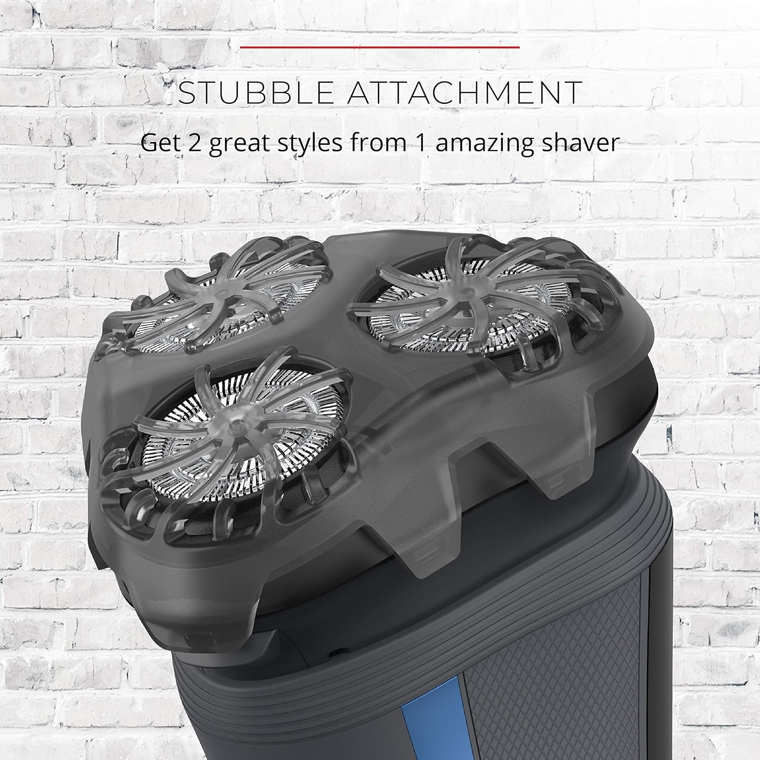 imageRemington Cordless Rotary Shaver WETech Technology 100 Waterproof PR1362CBlackBlue