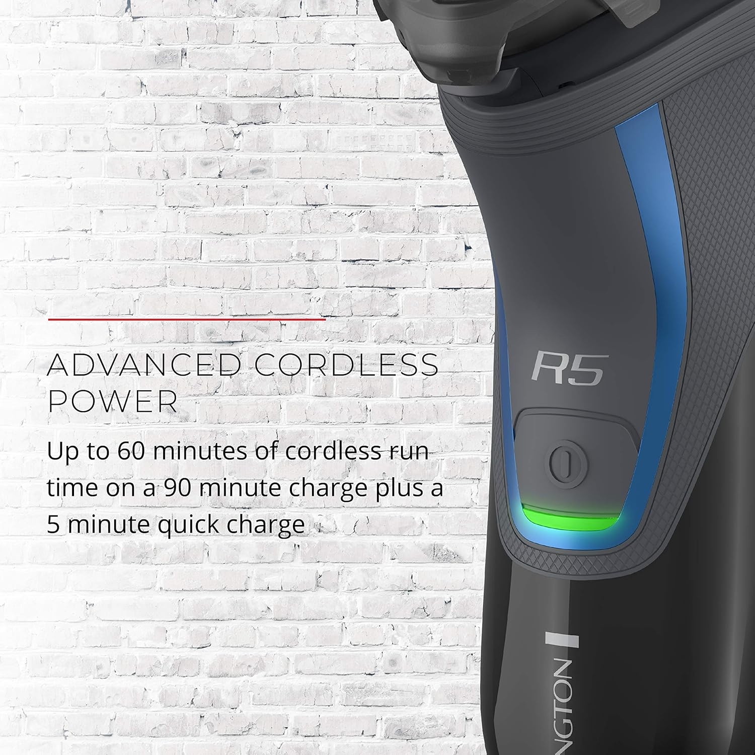 imageRemington Cordless Rotary Shaver WETech Technology 100 Waterproof PR1362CBlackBlue