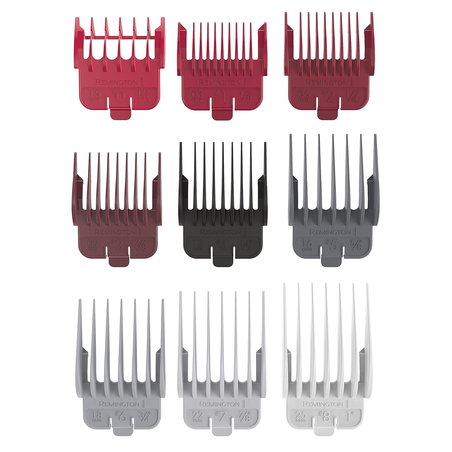 imageRemington Easy Fade Haircut Kit Hair Clippers for Men Tapered and Standard Fixed Combs Travel Case Included BlackBlack