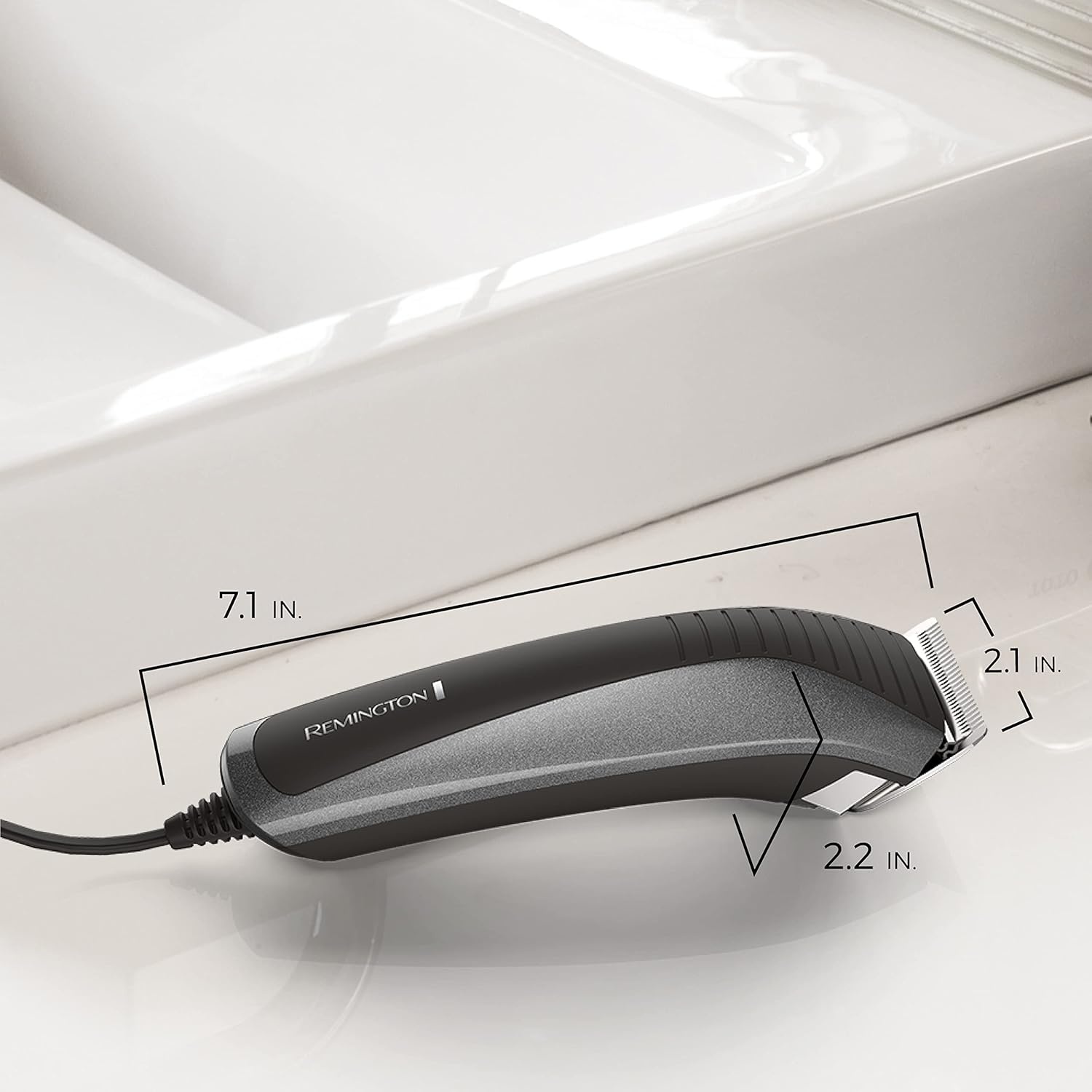 imageRemington Easy Fade Haircut Kit Hair Clippers for Men Tapered and Standard Fixed Combs Travel Case Included BlackBlack