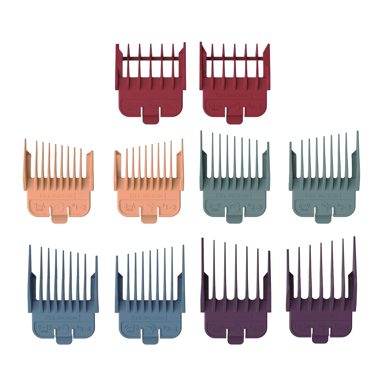 imageRemington Easy Fade Haircut Kit Hair Clippers for Men Tapered and Standard Fixed Combs Travel Case Included BlackWhite