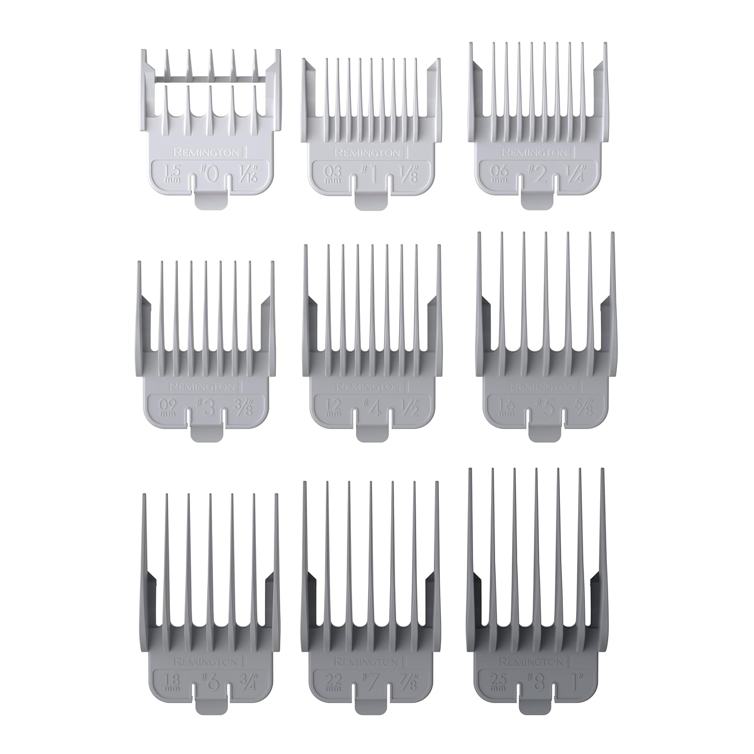 imageRemington Easy Fade Haircut Kit Hair Clippers for Men Tapered and Standard Fixed Combs Travel Case Included BlackWhite