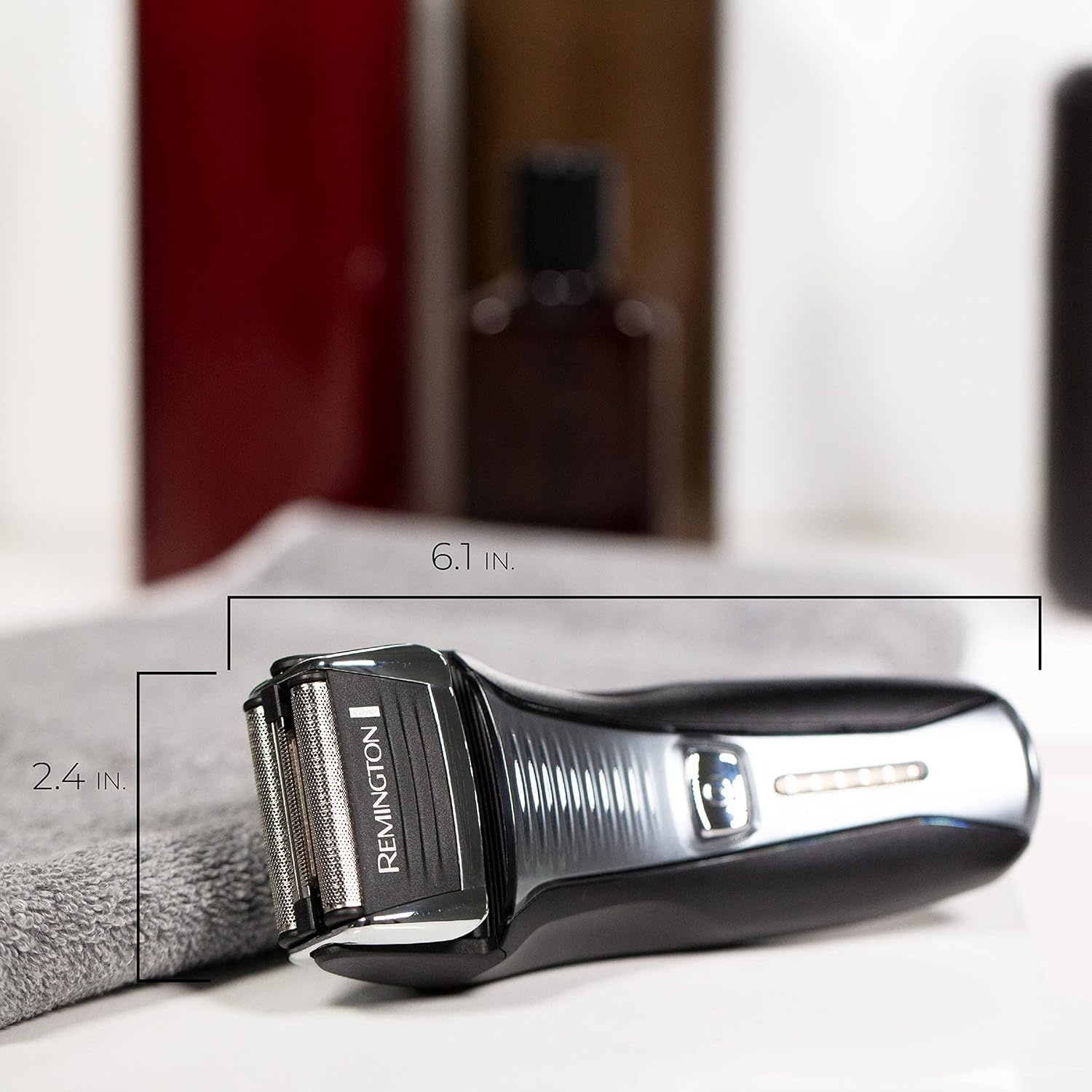 imageRemington F5 Power Series Foil Shaver Electric Razor for Men Cordless Rechargeable with Pop Up Trimmer Pivot amp FlexFoil Technology Lightweight Handheld Design Black1 Count Pack of 2