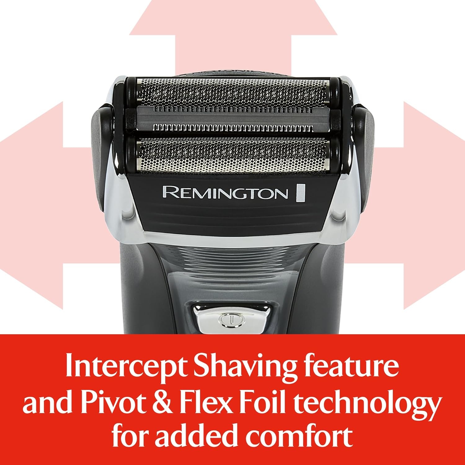 imageRemington F5 Power Series Foil Shaver Electric Razor for Men Cordless Rechargeable with Pop Up Trimmer Pivot amp FlexFoil Technology Lightweight Handheld Design Black1 Count Pack of 2