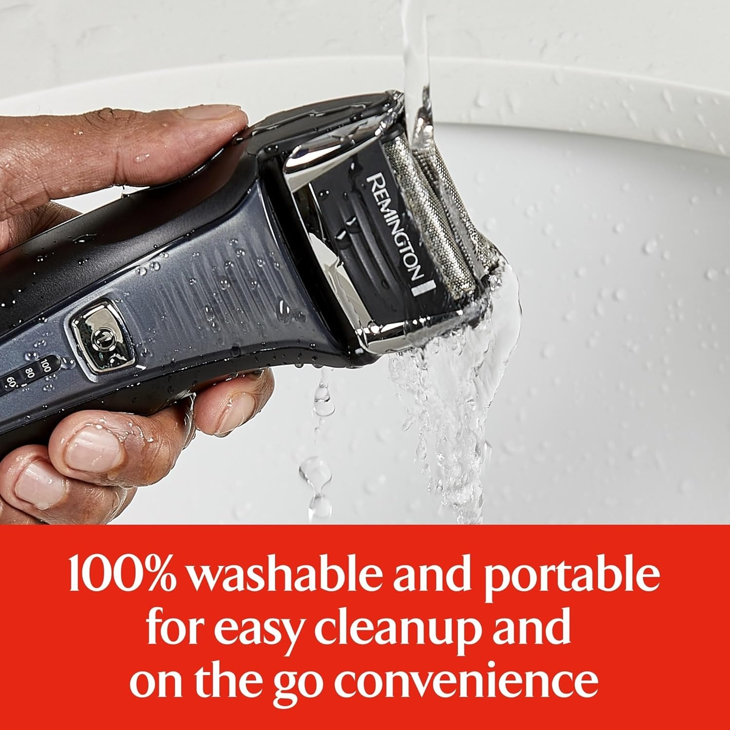 imageRemington F5 Power Series Foil Shaver Electric Razor for Men Cordless Rechargeable with Pop Up Trimmer Pivot amp FlexFoil Technology Lightweight Handheld Design Black1 Count Pack of 2