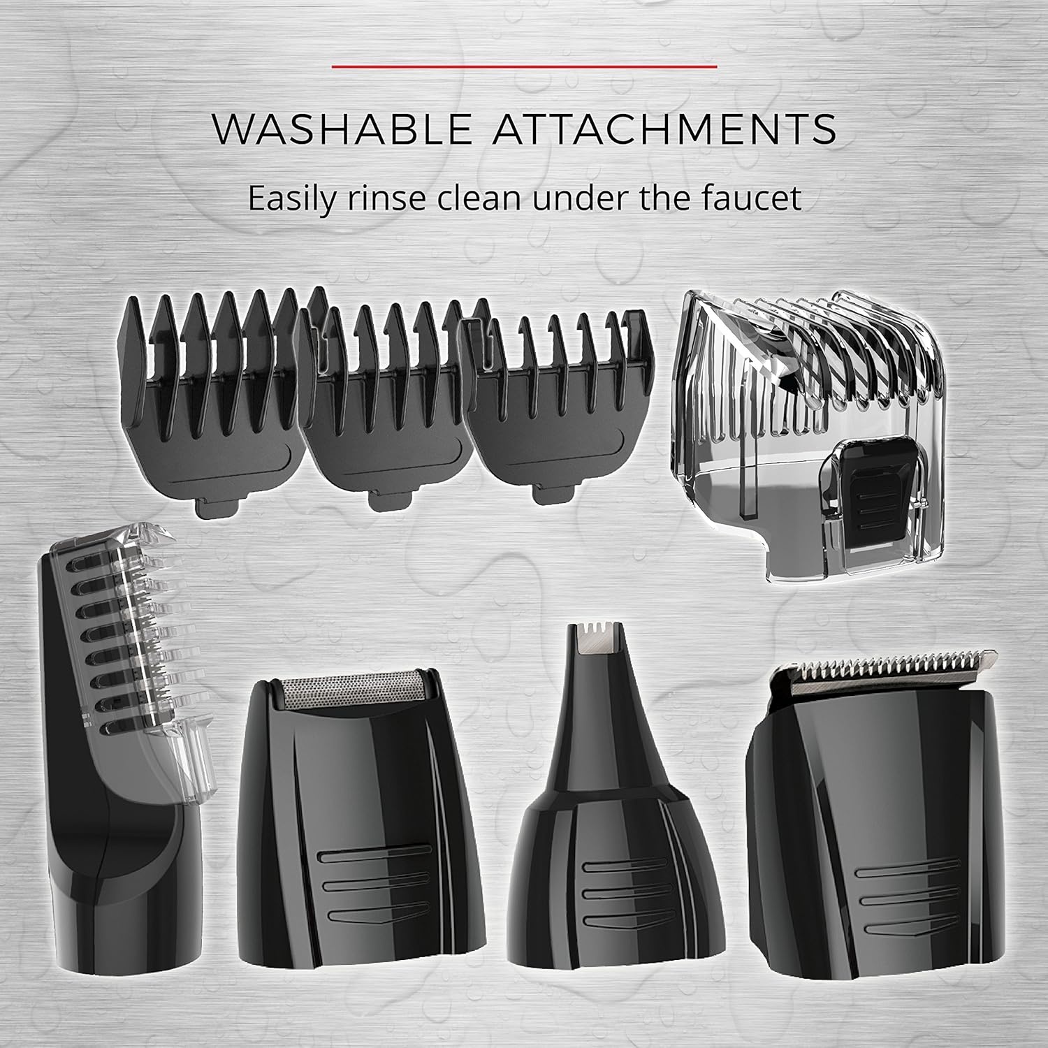 imageRemington Head to Toe Advanced Rechargeable Powered Body Groomer Kit Beard Trimmer 10 Pieces 63 Inch Black10 Piece Set Pack of 2