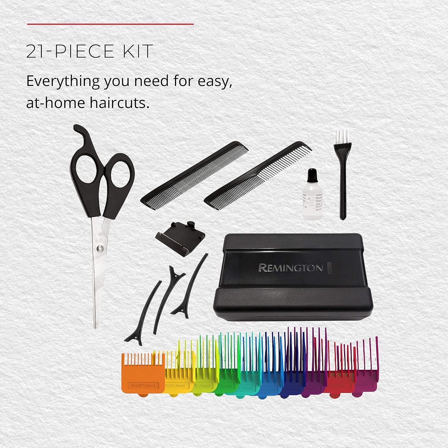 imageRemington Kids Haircut Kit With Color Combs 1count21 Piece Set Pack of 2