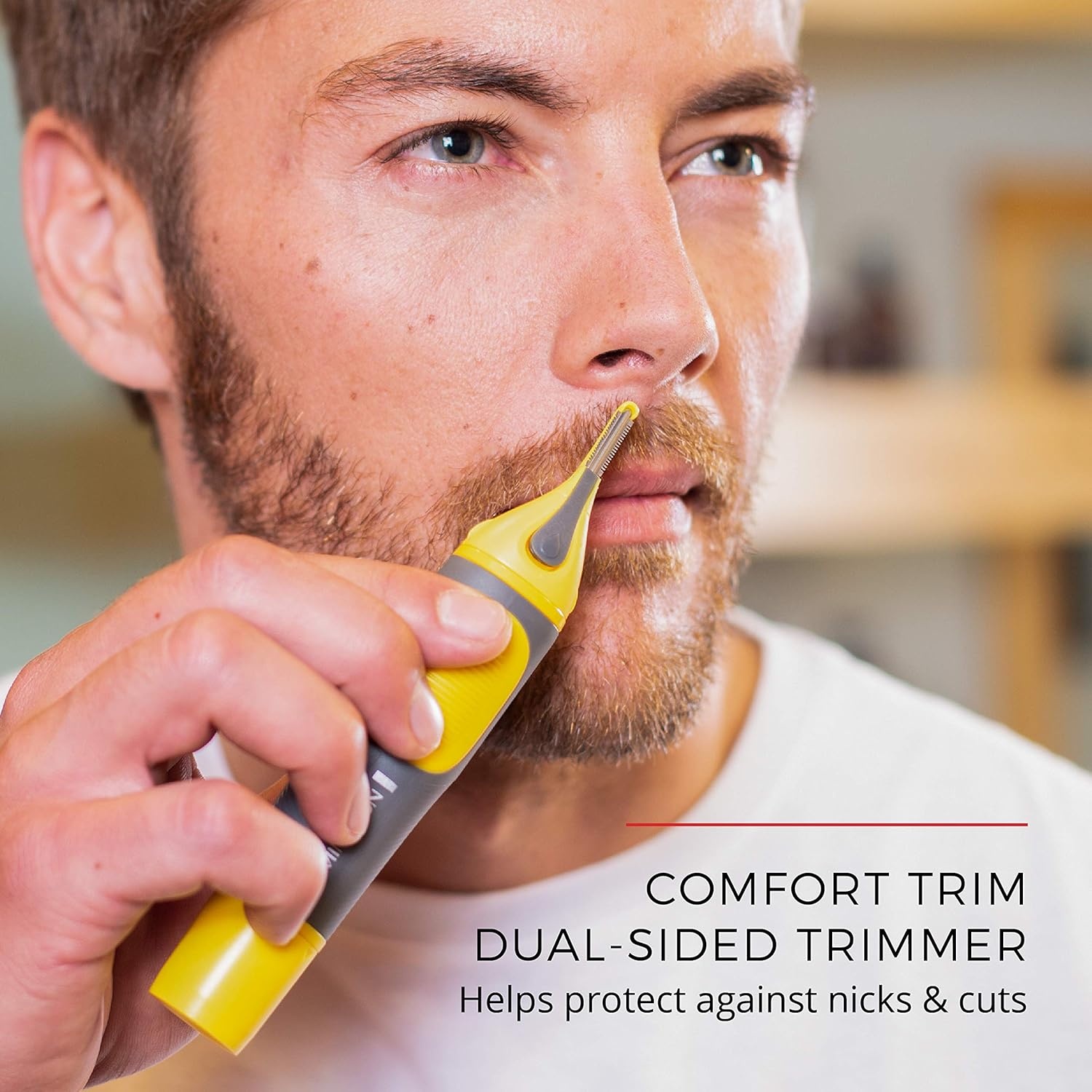 imageRemington Remington Virtually Indestructible Nose Ear amp Brow Trimmer Yellow NE38711 Count Pack of 6
