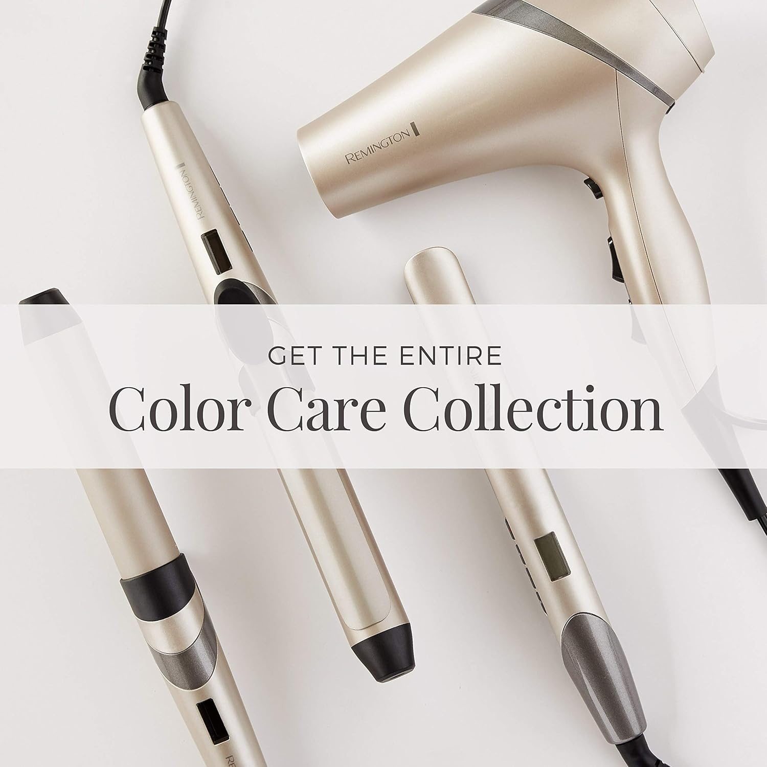 imageRemington S8A900 Pro 1 Flat Iron with Color Care Heat Control Sensing Technology and Ceramic ColorLock Coated Plates Straighten Color Treated Hair While Protecting from Damage and FadingGold