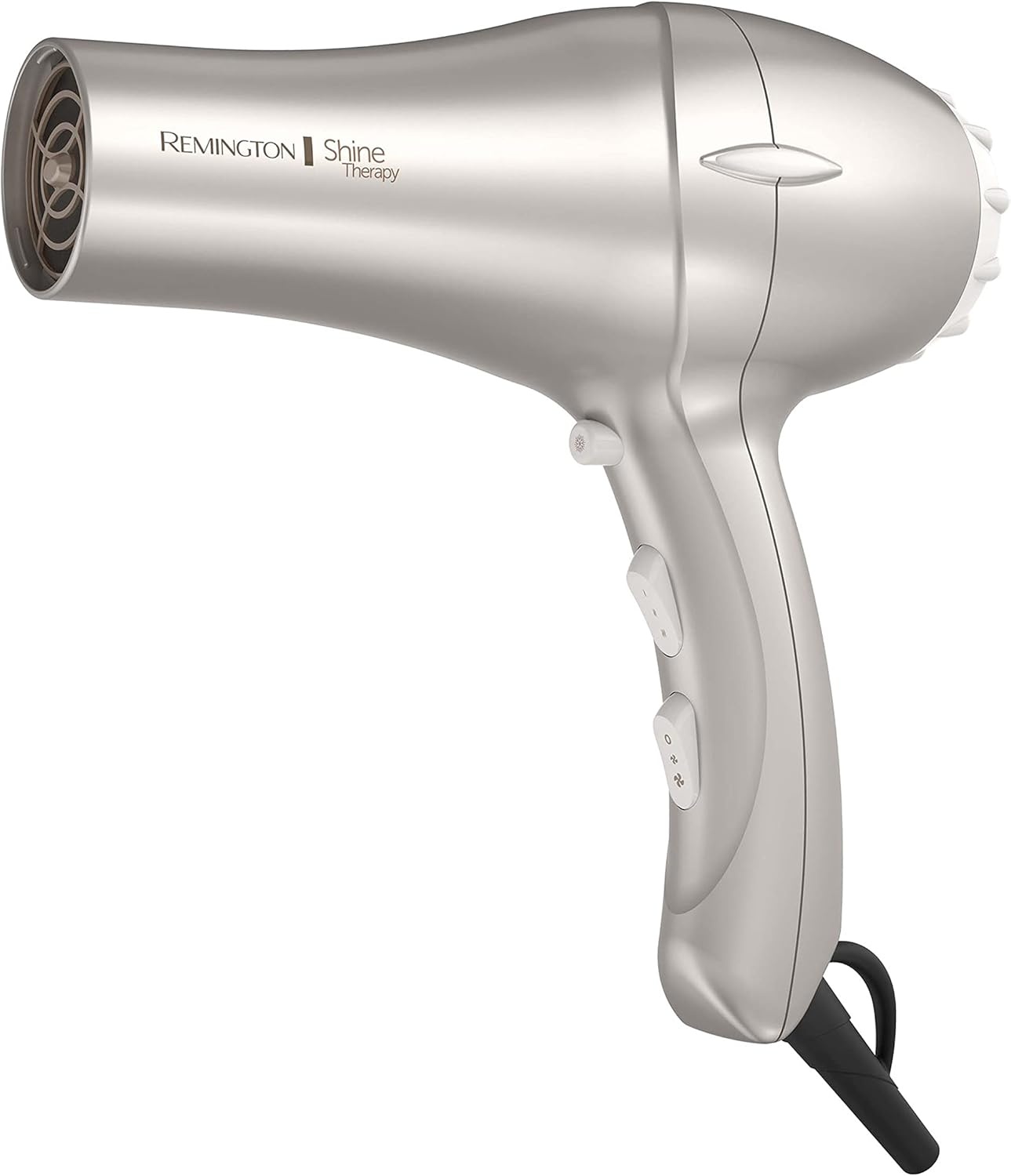 imageRemington Shine Therapy Hair Dryer with Argan Oil amp Keratin 1875W Ionic Blow Dryer for Frizz Control amp Smooth Shine Ceramic Technology Lightweight Hair Dryer with Diffuser amp ConcentratorChampagne