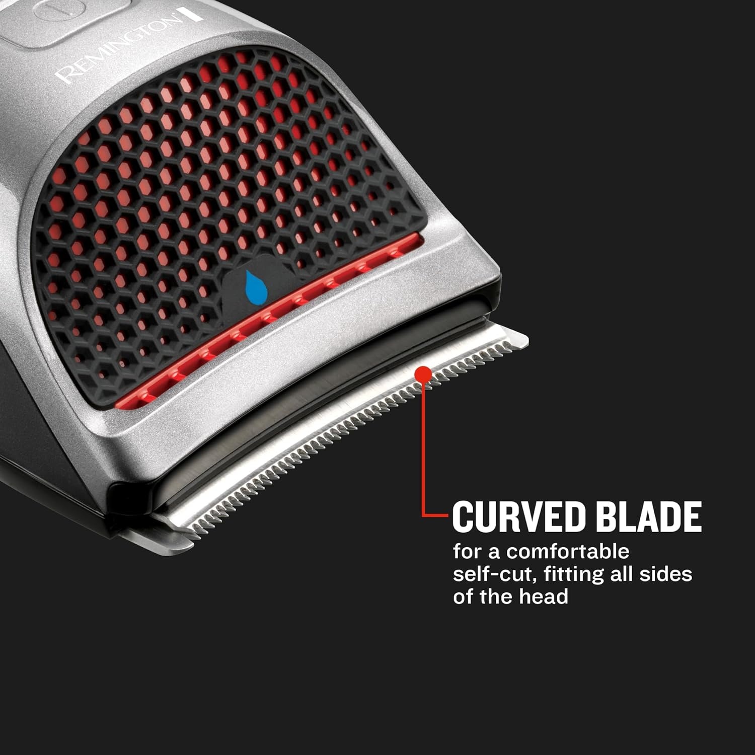 imageRemington Shortcut Pro SelfHaircut Trimmer Kit Waterproof Cordless Electric Razor for Head Beard and Body Curved Blades and 9 Trimmer Lengths Head Shaver 5Minute QuickCharge 14Piece Set
