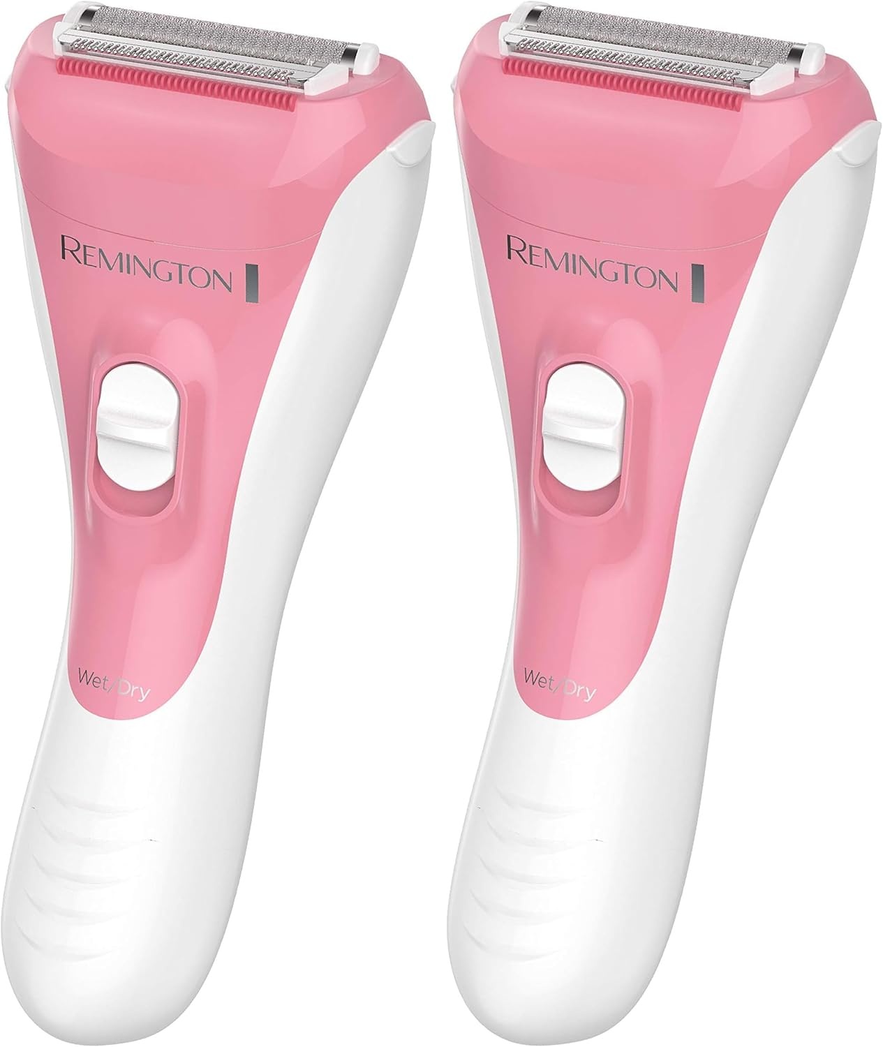 imageRemington Smooth amp Silky Electric Shaver for Women 4Blade Smooth Glide Foil Shaver and Bikini Trimmer with Almond Oil Strip Shave Wet or DryPeach
