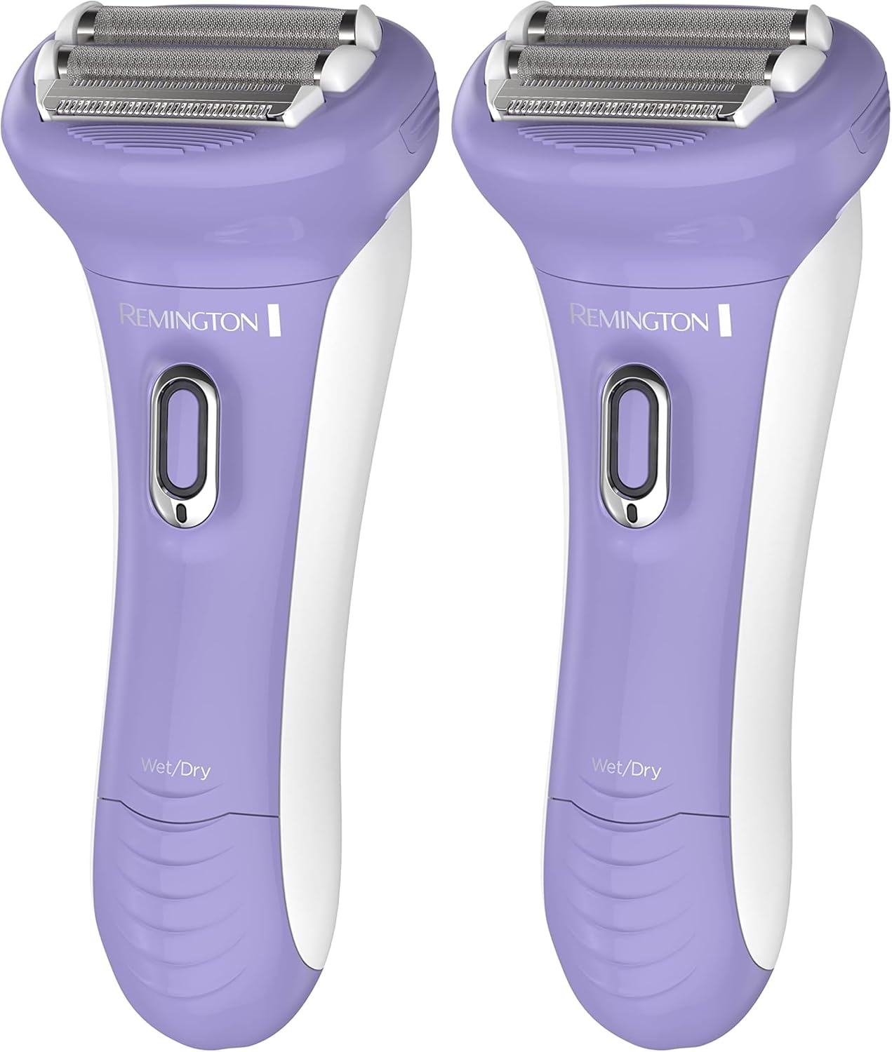 imageRemington Smooth amp Silky Electric Shaver for Women 4Blade Smooth Glide Foil Shaver and Bikini Trimmer with Almond Oil Strip Shave Wet or DryPurple