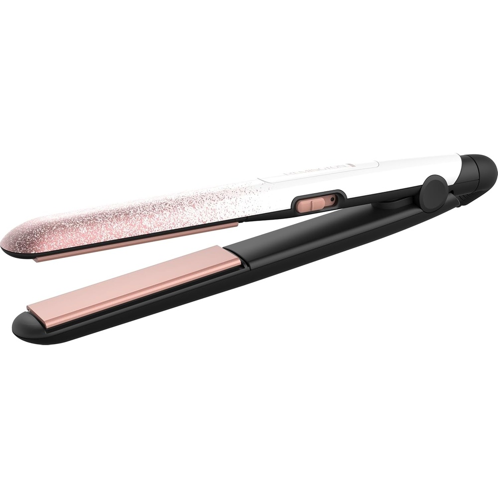 imageRemington 1 34 Flat Iron Hair Straightener with AntiStatic Technology 30Second Heat Up amp 60 Minute Auto Shutoff 30 Longer Ceramic Floating Plates Titanium  Ceramic CoatingMulticolored