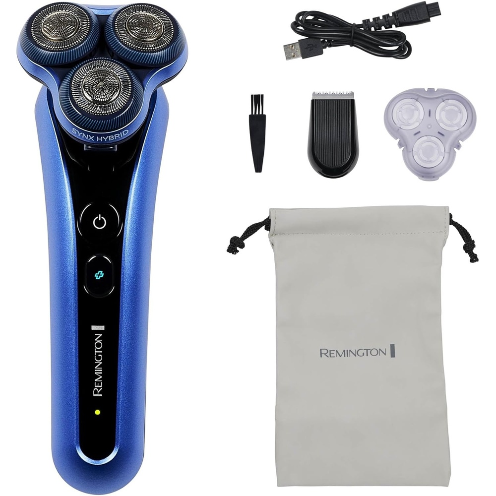 imageRemington Limitless X7 Shaver for Men Titanium Blades and Power Sense Technology Advanced Performance Foil Rotary Electric Shaver with PivotBall for Sensitive Skin Comfort 100 Waterproof