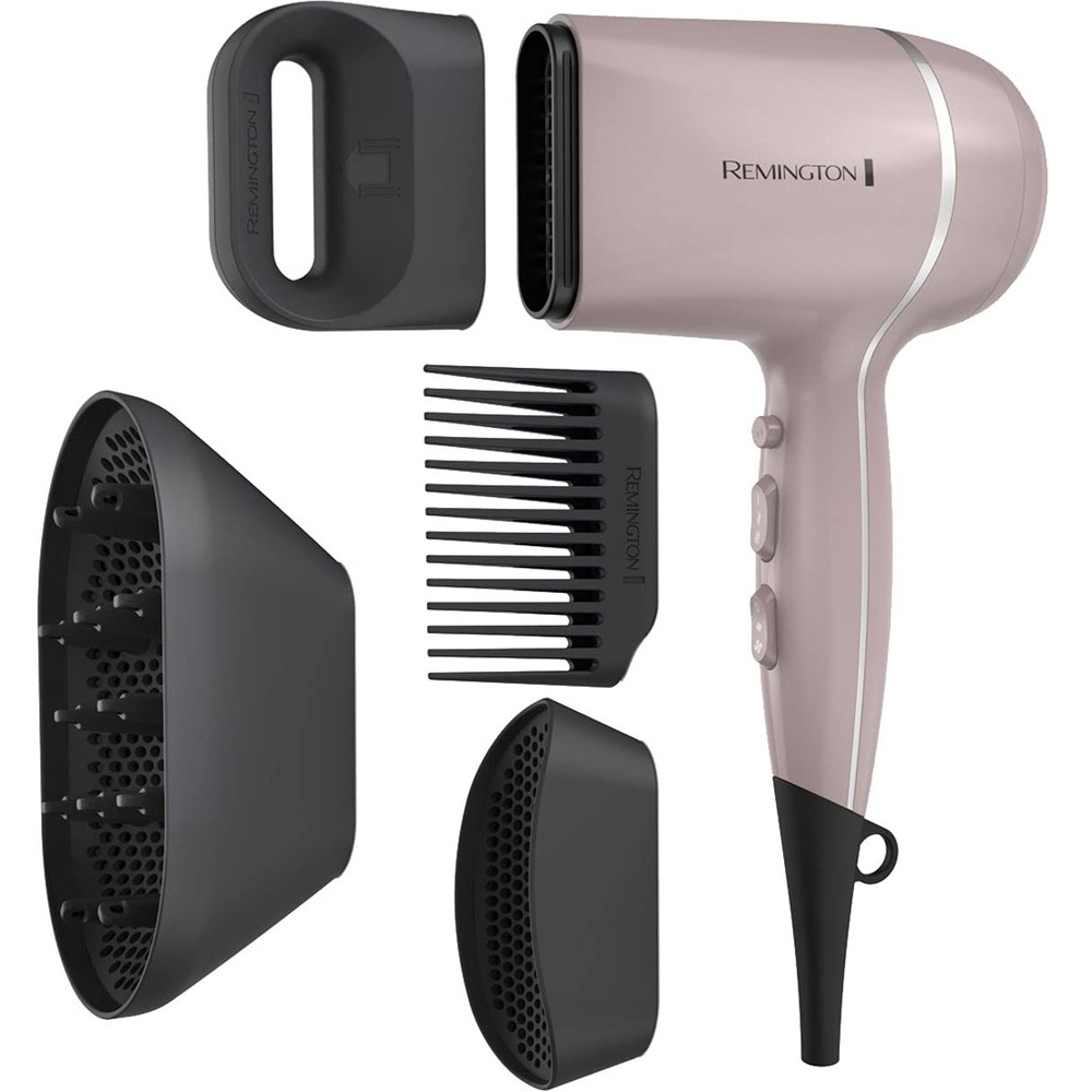 imageRemington Pro Wet2style Hair Dryer With Ionic amp Ceramic Drying Technology Mauve 1875 Watts of Drying Power1 Count Pack of 1