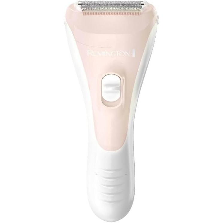 imageRemington Smooth amp Silky Electric Shaver for Women 4Blade Smooth Glide Foil Shaver and Bikini Trimmer with Almond Oil Strip Shave Wet or DryPink