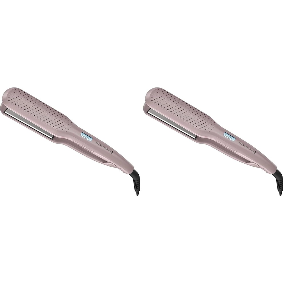 imageRemington Wet2Straight Hair Straightener Flat Iron 450F Salon High Heat 1 34 Inch plates Mauve1 34 Inch Pack of 2