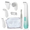 imageRemington Smooth amp Silky Body amp Bikini Kit Cordless bikini trimmer and shaver for women Waterproof for grooming in the shower WhiteGreen8 Piece Set