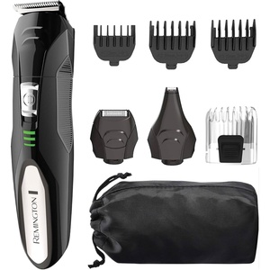 Remington All-in-One Grooming Kit, Lithium Powered, 8 Piece Set with Trimmer, Men’s Shaver, Clippers, Beard and Stubble Combs, PG6025, Black(Black)
