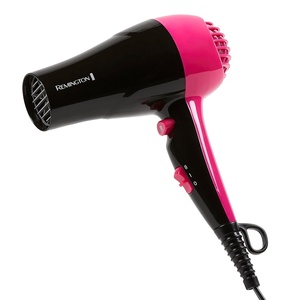 Remington Compact Styler – Small & Portable Hair Dryer – Ceramic Blow Dryer with 2 Heat/Speed Settings & Cool Shot Button for Smooth Finish – Travel Size Lightweight Handheld Dryer, 1875W(1 Count (Pack of 1))