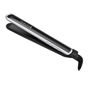 Remington Pearl Pro Ceramic Flat Iron Hair Straightener, 1-inch Floating Plates, Fast 30 Second Heat up, Black & White(White)