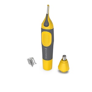 Remington Remington Virtually Indestructible Nose, Ear & Brow Trimmer, Yellow, NE3871(1 Count (Pack of 1))