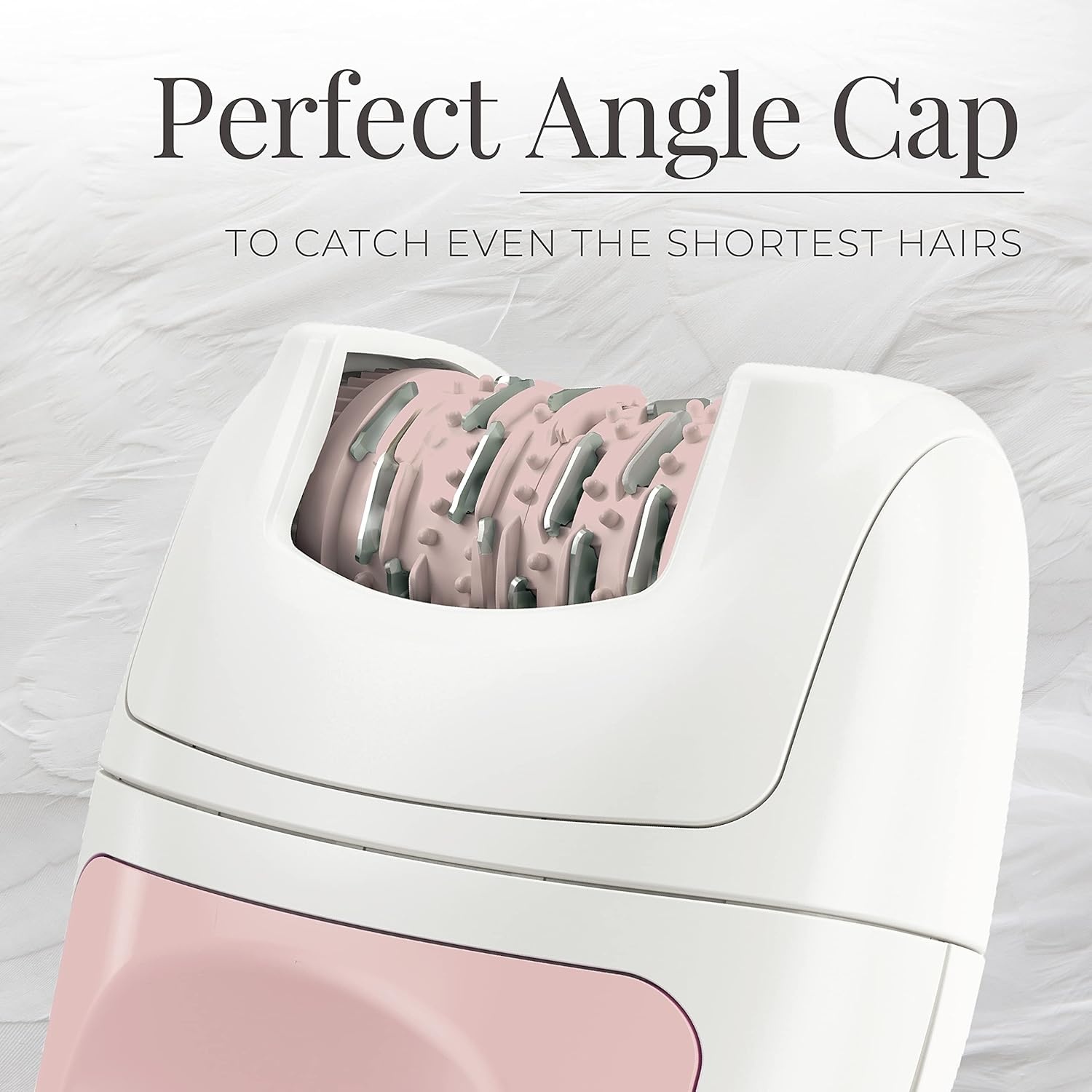 imageRemington Smooth amp Silky Total Coverage Epilator Electric Tweezing System Pink EP7010E