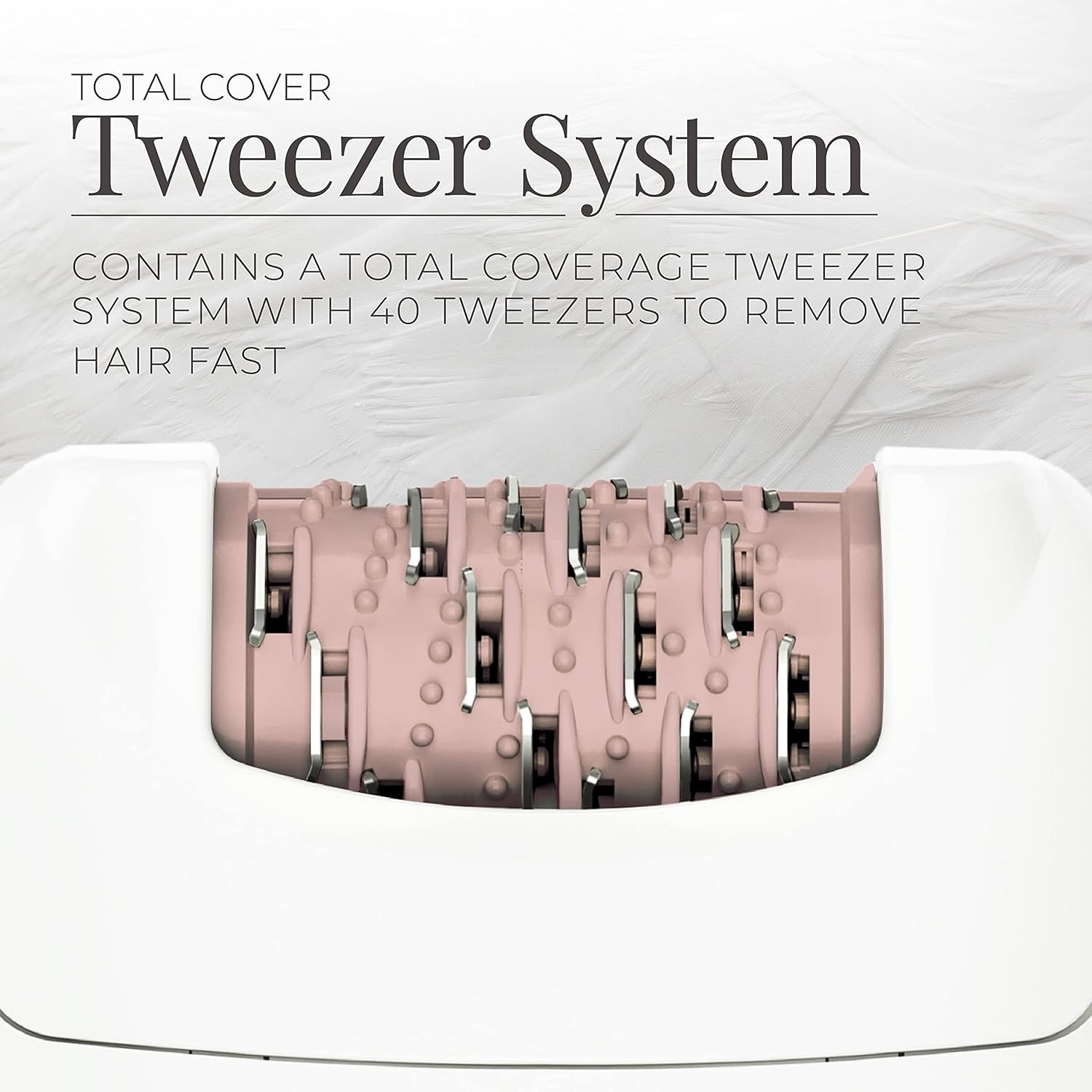 imageRemington Smooth amp Silky Total Coverage Epilator Electric Tweezing System Pink EP7010E