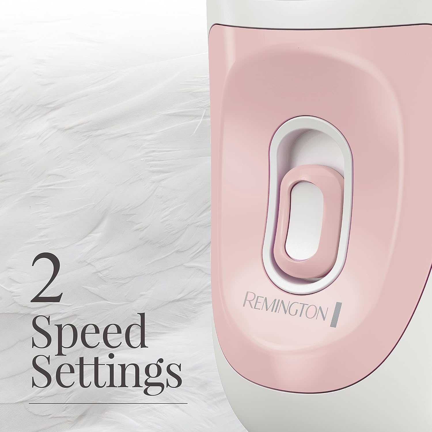 imageRemington Smooth amp Silky Total Coverage Epilator Electric Tweezing System Pink EP7010E